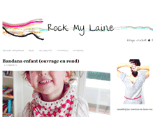 Tablet Screenshot of my-creations-en-laine.com